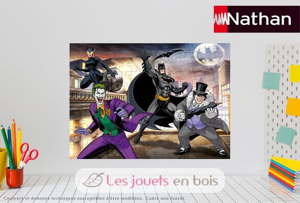 Puzzle Les ennemis de Batman 100 pcs N86224 Nathan 5