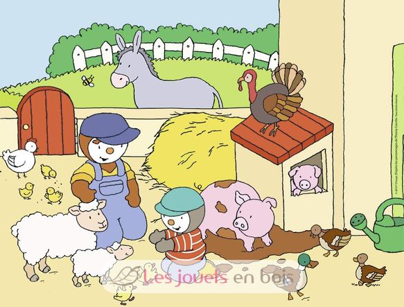 Puzzle T'choupi à la ferme 30 pcs N863792 Nathan 2