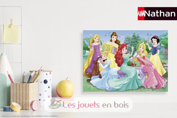 Puzzle Rencontre avec les princesses Disney 45 pcs RAV86537 Nathan 3