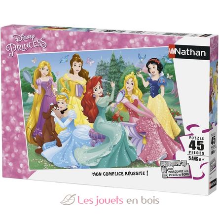 Puzzle Rencontre avec les princesses Disney 45 pcs RAV86537 Nathan 1