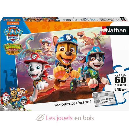 Puzzle Pat’Patrouille et dinosaures 60 pcs N86575 Nathan 1