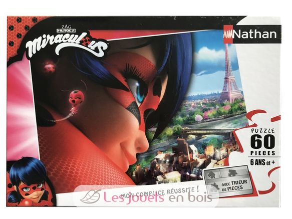 Puzzle Miraculous LadyBug 60 pcs N865802 Nathan 1