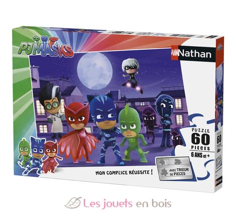 Puzzle Pyjamasques vs super méchants 60 pcs N865857 Nathan 1