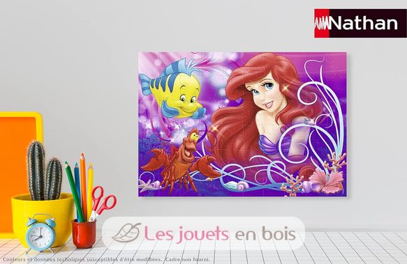 Puzzle Jolie petite sirène Ariel 60 pcs N86634 Nathan 4