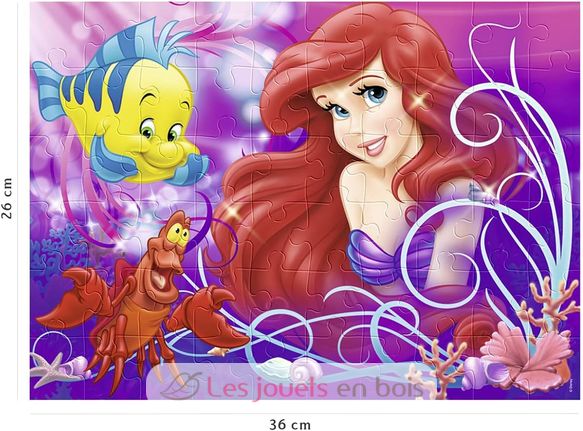 Puzzle Jolie petite sirène Ariel 60 pcs N86634 Nathan 3