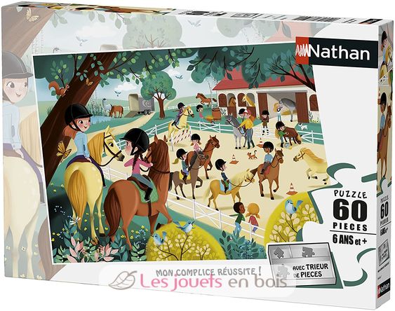 Puzzle Bienvenue au centre équestre 60 pcs N866267 Nathan 1