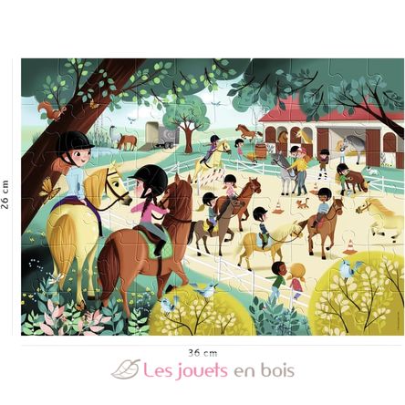 Puzzle Bienvenue au centre équestre 60 pcs N866267 Nathan 4