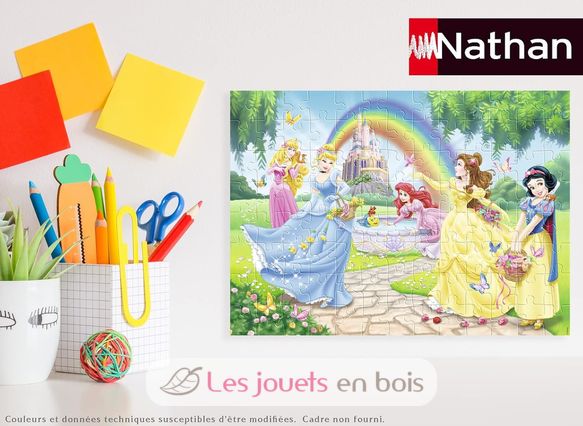 Puzzle Jardin des princesses Disney 100 pcs N86708 Nathan 3