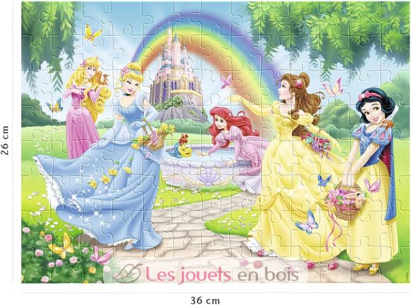 Puzzle Jardin des princesses Disney 100 pcs N86708 Nathan 2