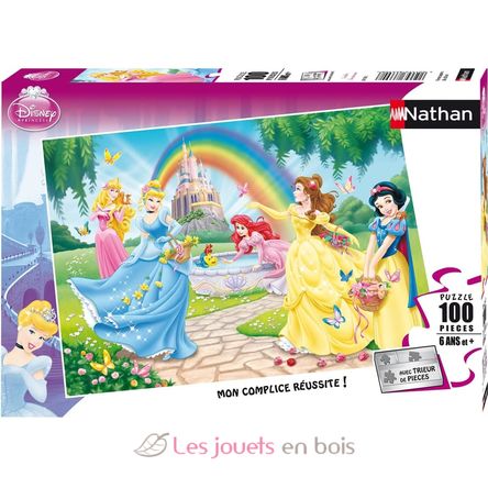 Puzzle Jardin des princesses Disney 100 pcs N86708 Nathan 1