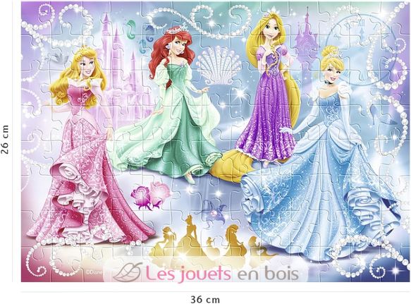 Puzzle Princesses étincelantes Disney 100 pcs N86720 Nathan 2