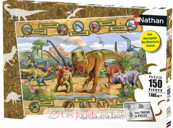 Puzzle Les espèces de dinosaures 150 pcs N868360 Nathan 1
