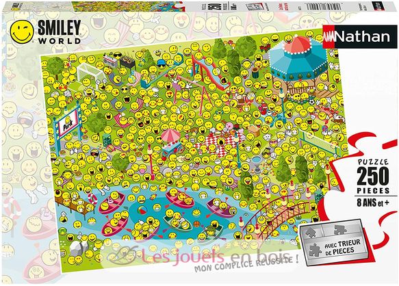 Puzzle Les Smileys sont de sortie 250 pcs N868773 Nathan 1