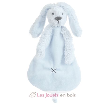 Doudou Lapin Richie bleu clair 25 cm HH17672 Happy Horse 1