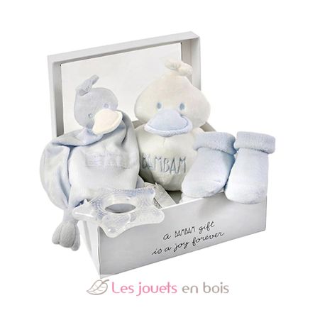 Boîte cadeau de naissance, bleue BB50094-4791 Bambam 1