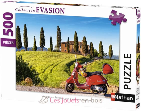 Puzzle Voyage en Toscane 500 pcs N872206 Nathan 1
