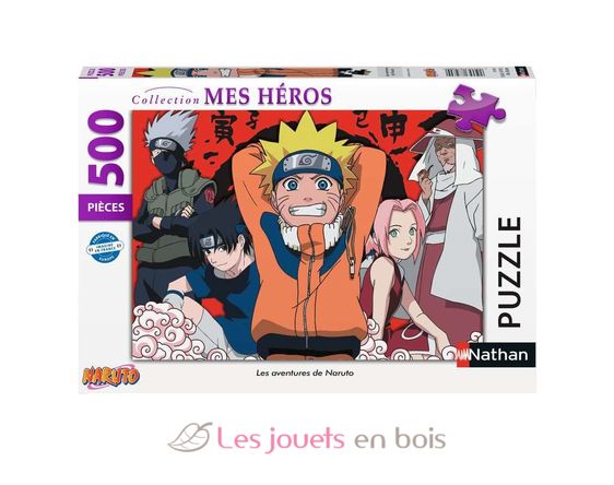 Puzzle Les aventures de Naruto 500 pcs N872800 Nathan 1