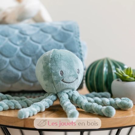 Peluche Octopus poulpe vert de gris NA874069 Nattou 2