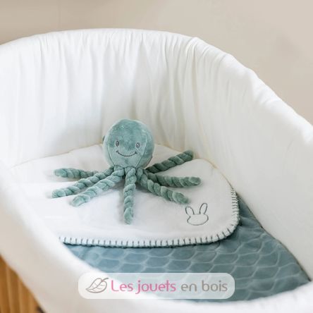Peluche Octopus poulpe vert de gris NA874069 Nattou 3