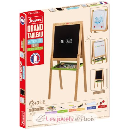 Grand tableau à dessin multifonctions en bois JJ8763 Jeujura 3
