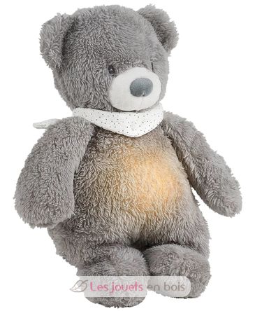 Veilleuse peluche ours gris Sleepy NA876629 Nattou 1