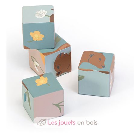 Chariot avec puzzle de cubes animaux SE87857 Sevi 2