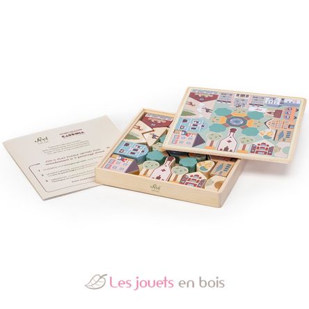 Puzzle à jouer Village des Alpes SE87859 Sevi 2