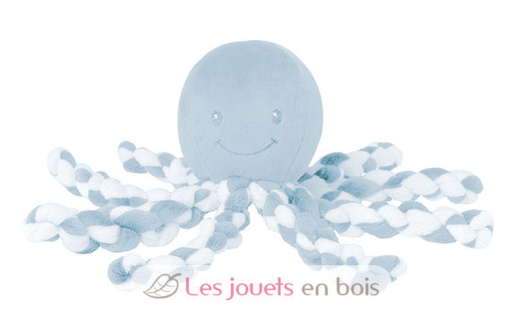 Octopus Poulpe bleu clair-blanc NA878760 Nattou 1