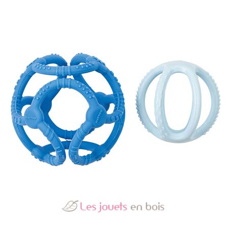 Set 2 balles silicone bleu NA879040 Nattou 2