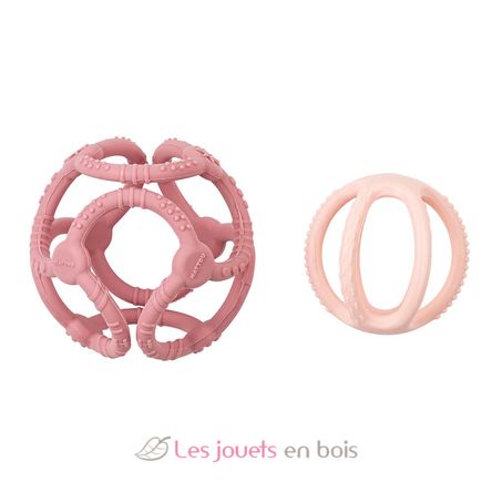 Set 2 balles silicone rose NA879071 Nattou 2