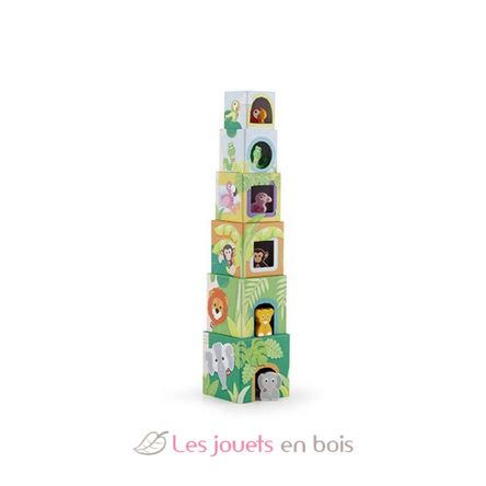 Cubes empilables et animaux Savane SE88008 Sevi 3