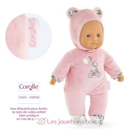 Poupon Pti' Cœur Ours Rose CO-9000100700 Corolle 5