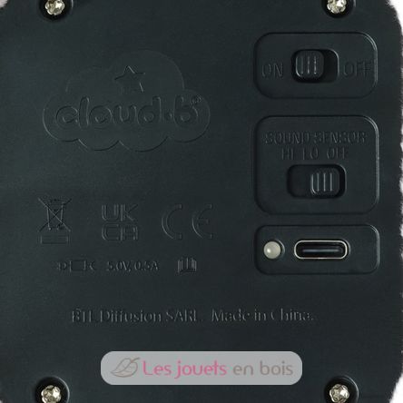 Veilleuse Tranquil Turtle Rose rechargeable Cloudb-9001-PK Cloud b 5