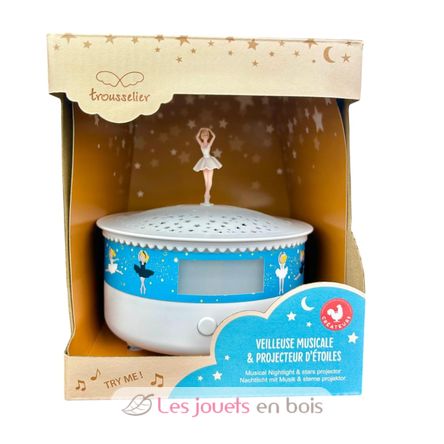 Veilleuse projecteur d'étoiles Ballerine TR9011 Trousselier 3