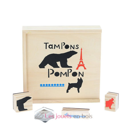 Coffret tampons Pompon V9105 Vilac 4