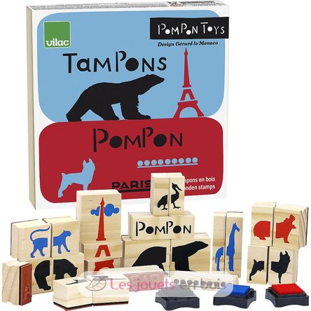 Coffret tampons Pompon V9105 Vilac 1