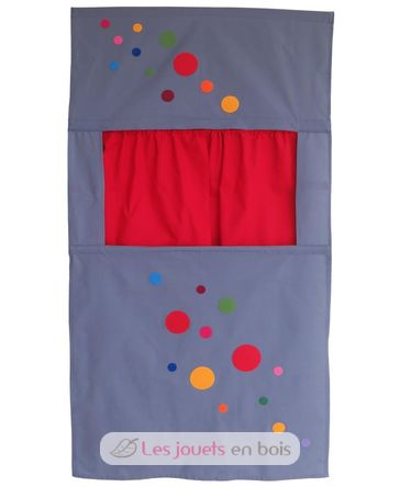 Théâtre de porte en tissu gris MU92037A Mú 1