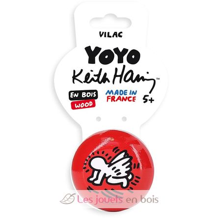 Yoyo Angel Heart Keith Haring V9224 Vilac 3