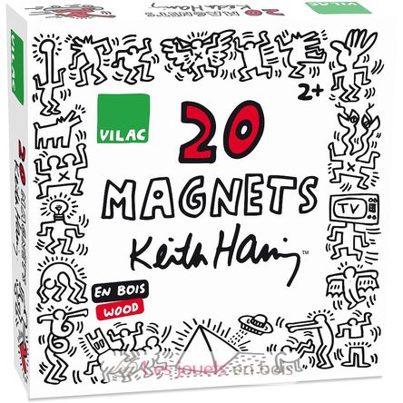 Coffret 20 magnets Keith Haring V9226 Vilac 3