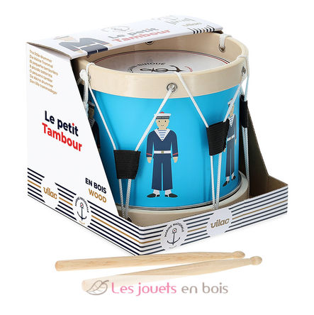 Le petit tambour Marine nationale V9308 Vilac 4