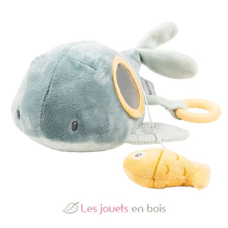 Peluche d'activité Sally la baleine NA950282 Nattou 2