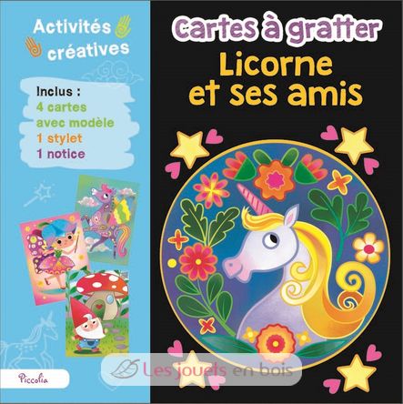 Cartes à gratter Licorne et ses amis PI-6613 Piccolia 1