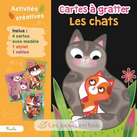 Cartes à gratter Les chats PI-6614 Piccolia 1