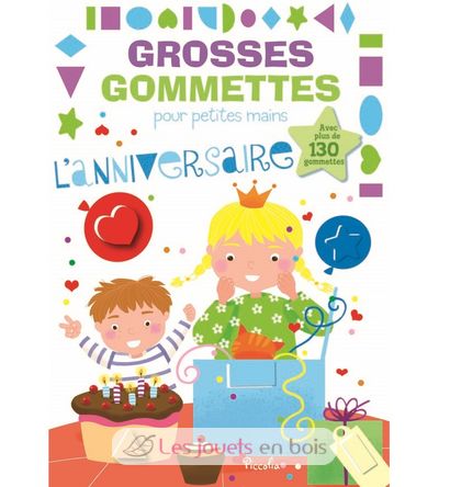 Grosses gommettes L'anniversaire PI-6622 Piccolia 1