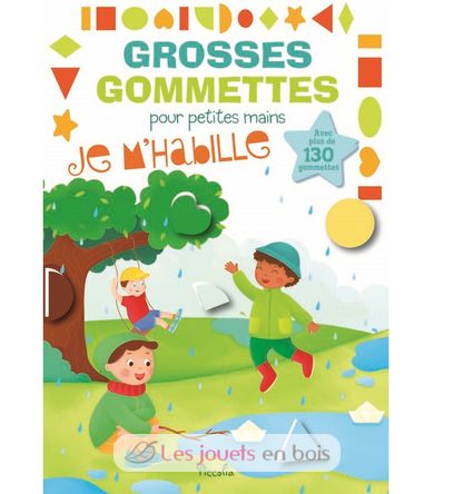 Grosses gommettes Je m'habille PI-6624 Piccolia 1