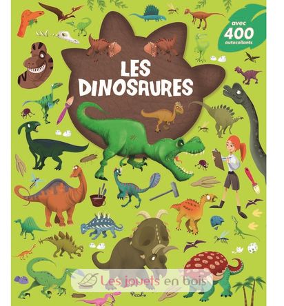 400 autocollants Les dinosaures PI-6634 Piccolia 1