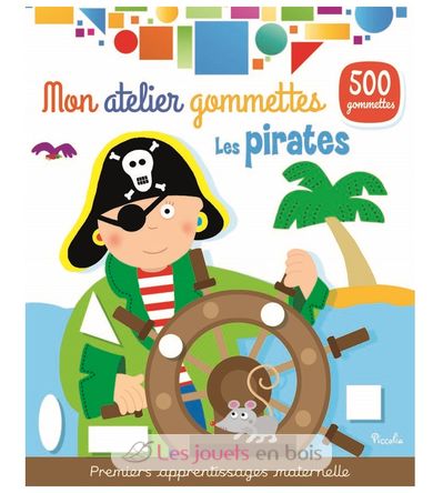 Mon atelier gommettes Les pirates PI-6749 Piccolia 1