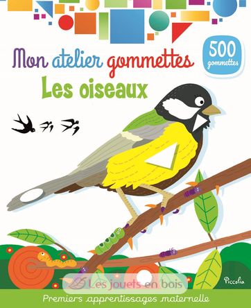 Mon atelier gommettes Les oiseaux PI-6754 Piccolia 1