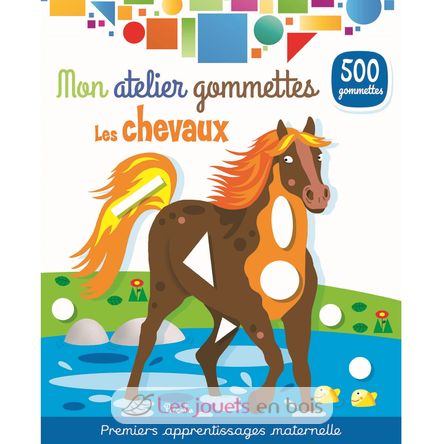 Mon atelier gommettes Les chevaux PI-7634 Piccolia 1