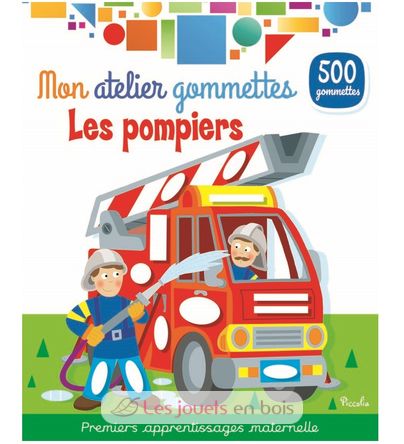 Mon atelier gommettes Les pompiers PI-6757 Piccolia 1